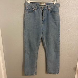 LEVIS MENS 505 MEDIUM WASH JEANS
